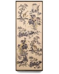 Etro - Wool And Cashmere Scarf With Floral Motif - Lyst