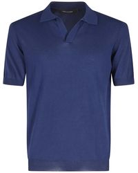 Tagliatore - Polo À Col V - Lyst