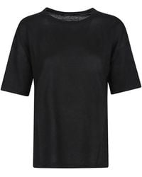 Aragona - Linen Short-Sleeve T-Shirt - Lyst