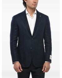 Corneliani - Patch-Pocket Single-Breasted Blazer - Lyst