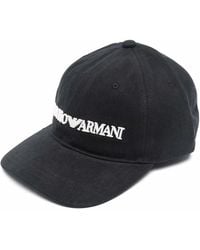 Emporio Armani - Cotton Baseball Cap - Lyst