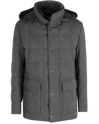 Fay - Canvas Jack Met Afneembare Capuchon - Lyst