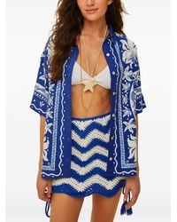 FARM Rio - Floral Print Shirt - Lyst