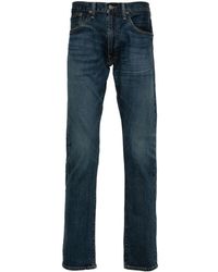 Polo Ralph Lauren - Varick Low-rise Tapered Denim Jeans - Lyst