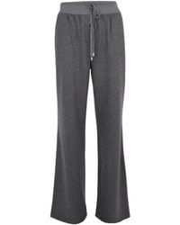 Lorena Antoniazzi - Side-Stripe Drawstring Track Pants - Lyst