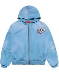 ERL Fantastic Hoodie in Blue for Men | Lyst