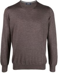 Barba Napoli - Crew-Neck Fine-Knit Jumper - Lyst