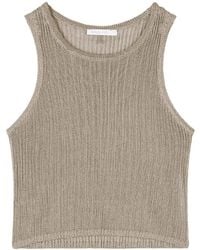 Patrizia Pepe - Sleeveless Knitted Top - Lyst