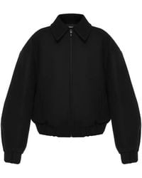 ANOUKI - Pearl-Embellished Bomber Jacket - Lyst