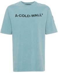 A_COLD_WALL* - Overdye Logo-print T-shirt - Lyst