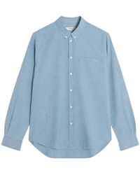 Maison Kitsuné - Overhemd Met Borduurwerk En Zak - Lyst