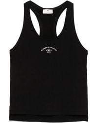 Elisabetta Franchi - Logo-Print Tank Top - Lyst