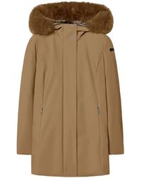 Rrd - Surflex Faux-Fur Trim Hooded Jacket - Lyst
