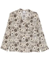 Aspesi - Floral-Print Shirt - Lyst