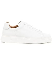 BOSS - Lace-up Leather Sneakers - Lyst
