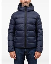 Fay - Hooded Quilted Coat - Lyst