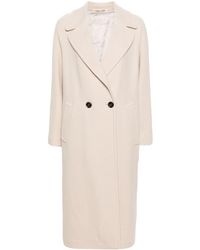 Circolo 1901 - Virgin Wool Double-breasted Coat - Lyst