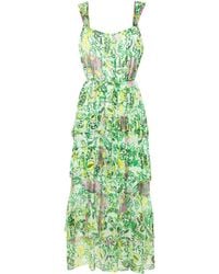 Diane von Furstenberg - Moderna Floral-print Midi Dress - Lyst