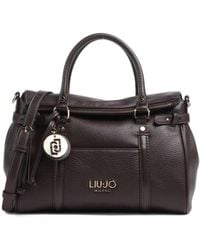 Liu Jo - Logo-Plaque Tote Bag - Lyst