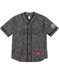 Supreme - Boucle Baseball Shirt - Lyst