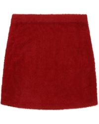 Helmut Lang - Textured Mini Skirt - Lyst