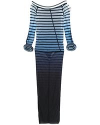 Jean Paul Gaultier - ストライプ マキシドレス - Lyst