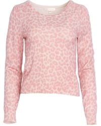 LoveShackFancy - Margarita Pullover Mit Tiermuster - Lyst
