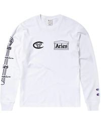 Champion - X Aries Logo-Print Sweatshirt - Lyst