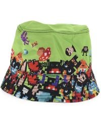 DSquared² - Logo-Embroidered Graphic-Print Bucket Hat - Lyst