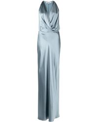 Michelle Mason - Draped Halterneck Gown - Lyst