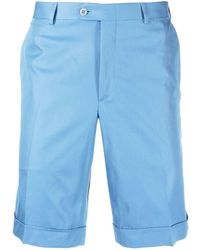 Brioni - Plain Cotton Tailored Trousers - Lyst