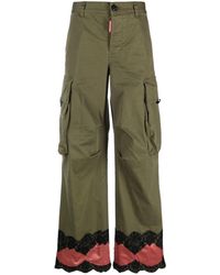 DSquared² - Lingerie Low-rise Cargo Trousers - Lyst