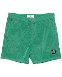Stone Island - Swimwear With Adjustable Drawstring - Lyst