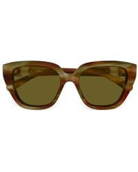 Chloé - Marcie Logo-Plaque Cat-Eye Sunglasses - Lyst