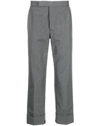 Thom Browne - Pantalon de costume en sergé à coupe courte - Lyst