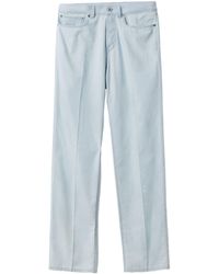 Miu Miu - Mid-rise Straight-leg Jeans - Lyst