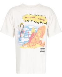 SAINT Mxxxxxx - T-shirt en coton à imprimé graphique - Lyst