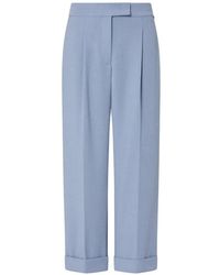 Liu Jo - Mélange Trousers With Cuff - Lyst