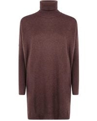 ABSOLUT CASHMERE - Roll-Neck Midi Dress - Lyst