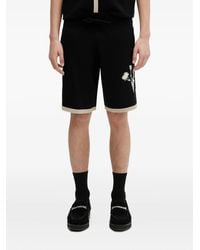 Filling Pieces - Pantalones cortos Gardener con bordado floral - Lyst