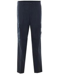 Stone Island - 3100021 All-Weather Cotton Canvas S.I. Ghost Cargo Trousers - Lyst