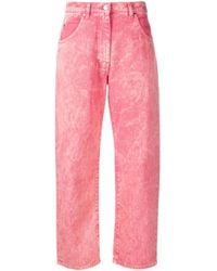 MSGM - Vaqueros con efecto lavado - Lyst