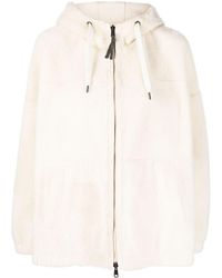 Brunello Cucinelli - Oversized Hooded Jacket - Lyst