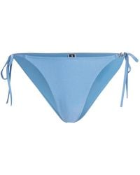 KARL LAGERFELD - Self-Tie Cheeky Bikini Bottoms - Lyst