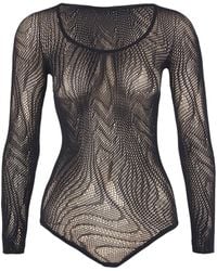 Wolford - Snake Net String ボディスーツ - Lyst