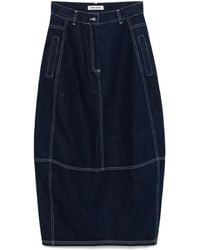 Henrik Vibskov - Falda midi Dusk - Lyst