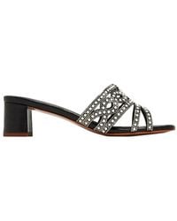 Nicoli - Benat Embellished Block Heel Sandals - Lyst