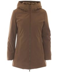 Woolrich - Doudoune Zippée À Capuche - Lyst