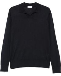 Paolo Pecora - Contrast-Panel Wool Sweater - Lyst