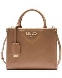 Liu Jo - Diamond-Pattern Tote Bag - Lyst